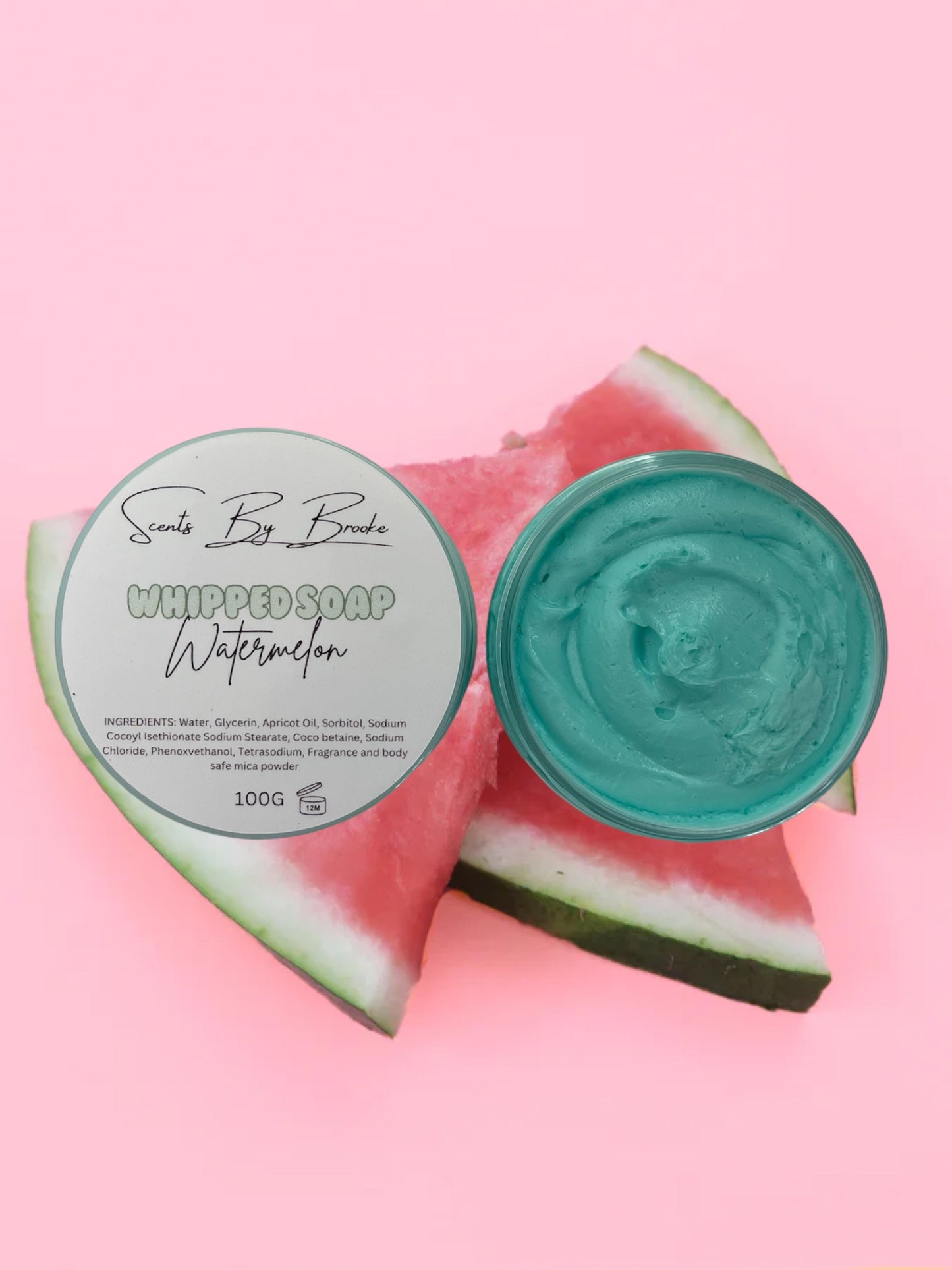 Watermelon Whipped Soap (100 grams)