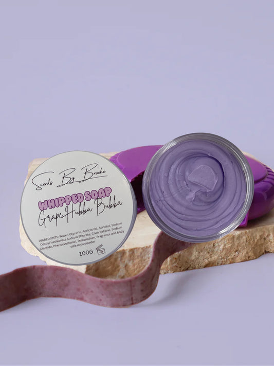 Grape Hubba Bubba Whipped Soap (100 grams)