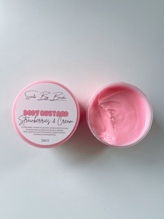 Strawberries & Cream Body Custard