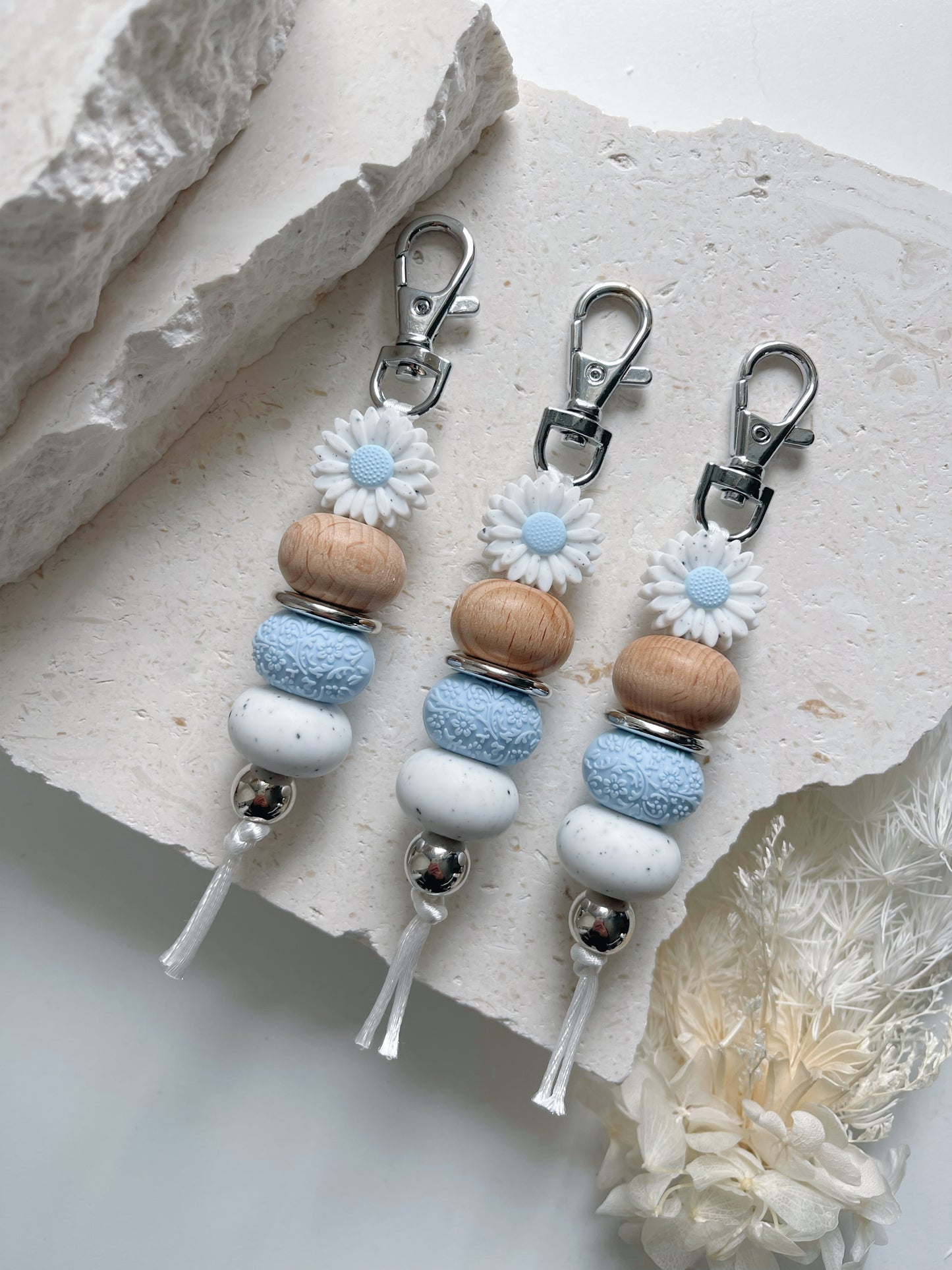 Pastel Blue Keychain